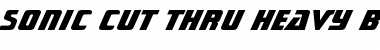 Download SonicCutThru Hv BT Font Download SonicCutThru Hv BT Font