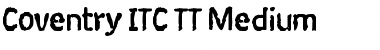 Download Coventry ITC TT Font Download Coventry ITC TT Font