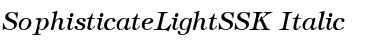 Download SophisticateLightSSK Font Download SophisticateLightSSK Font