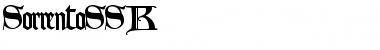 Download SorrentoSSK Font Download SorrentoSSK Font