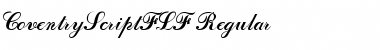 Download CoventryScriptFLF Font Download CoventryScriptFLF Font