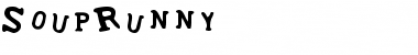 Download SoupRunny Font Download SoupRunny Font