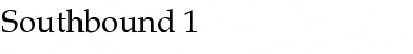 Download Southbound 1 Font Download Southbound 1 Font