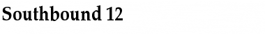 Download Southbound 12 Font Download Southbound 12 Font