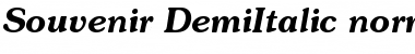 Download Souvenir-DemiItalic Font Download Souvenir-DemiItalic Font
