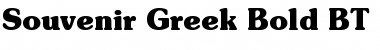 Download SouvenirGreek Bd BT Font Download SouvenirGreek Bd BT Font