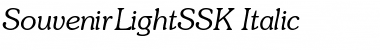 Download SouvenirLightSSK Font Download SouvenirLightSSK Font