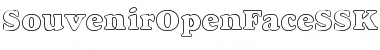 Download SouvenirOpenFaceSSK Font Download SouvenirOpenFaceSSK Font
