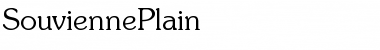 Download SouviennePlain Font Download SouviennePlain Font