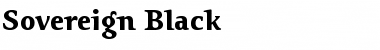 Download Sovereign-Black Font Download Sovereign-Black Font