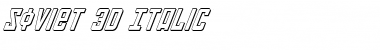 Download Soviet 3D Italic Font Download Soviet 3D Italic Font