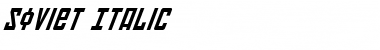 Download Soviet Italic Font Download Soviet Italic Font