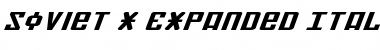 Download Soviet X-Expanded Italic Font Download Soviet X-Expanded Italic Font