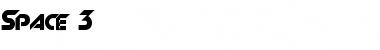 Download Space 3 Font Download Space 3 Font