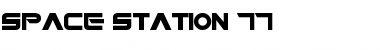 Download Space Station 77 Font Download Space Station 77 Font