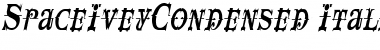 Download SpaceIveyCondensed Font Download SpaceIveyCondensed Font