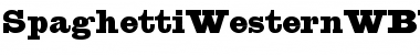 Download SpaghettiWesternWBW Font Download SpaghettiWesternWBW Font