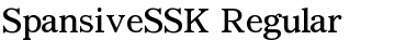 Download SpansiveSSK Font Download SpansiveSSK Font