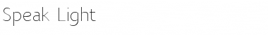 Download Speak-Light Font Download Speak-Light Font