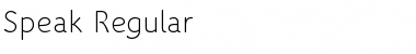 Download Speak-Regular Font Download Speak-Regular Font