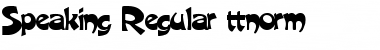 Download Speaking Font Download Speaking Font