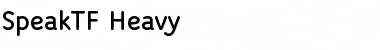 Download SpeakTF-Heavy Font Download SpeakTF-Heavy Font