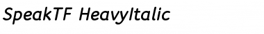 Download SpeakTF-HeavyItalic Font Download SpeakTF-HeavyItalic Font