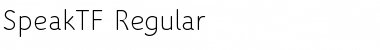 Download SpeakTF-Regular Font Download SpeakTF-Regular Font