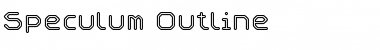 Download Speculum Outline Font Download Speculum Outline Font