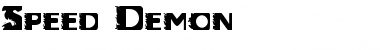 Download Speed Demon Font Download Speed Demon Font