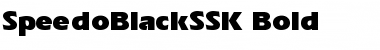 Download SpeedoBlackSSK Font Download SpeedoBlackSSK Font