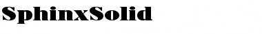 Download SphinxSolid Font Download SphinxSolid Font