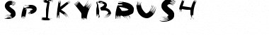Download SpikyBrush Font Download SpikyBrush Font