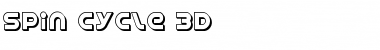 Download Spin Cycle 3D Font Download Spin Cycle 3D Font