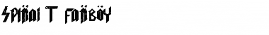 Download Spinal T. FanBoy Font Download Spinal T. FanBoy Font