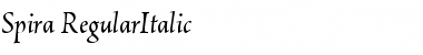 Download Spira-RegularItalic Font Download Spira-RegularItalic Font
