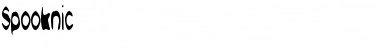 Download Spooknic Font Download Spooknic Font