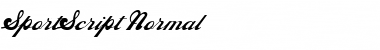 Download SportScript Font Download SportScript Font