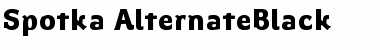 Download Spotka AlternateBlack Font Download Spotka AlternateBlack Font