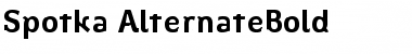 Download Spotka AlternateBold Font Download Spotka AlternateBold Font