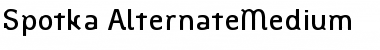 Download Spotka AlternateMedium Font Download Spotka AlternateMedium Font