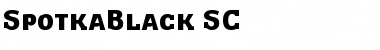 Download SpotkaBlack SC Font Download SpotkaBlack SC Font