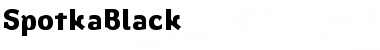 Download SpotkaBlack Font Download SpotkaBlack Font