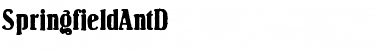 Download SpringfieldAntD Font Download SpringfieldAntD Font