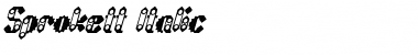 Download Sprokett Italic Font Download Sprokett Italic Font