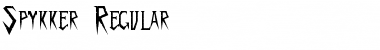 Download Spykker Font Download Spykker Font