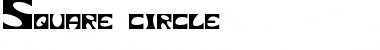 Download Square circle Font Download Square circle Font