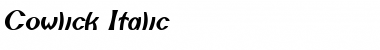 Download Cowlick Font Download Cowlick Font