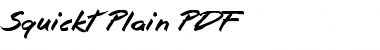 Download Squickt Plain Font Download Squickt Plain Font