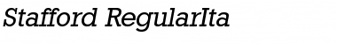 Download Stafford-RegularIta Font Download Stafford-RegularIta Font